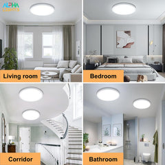 28W 3200LM LED Ceiling Light, Waterproof Flush Ceiling Light, Round Ultra Thin for Bedroom, Living Room, Kitchen