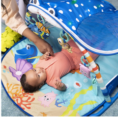 Disney Baby Finding Nemo Ocean Lights Activity Gym & Play Mat with Music