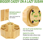 Large Rotating Art Supply Organizer – 360° Spinning Pen & Brush Holder