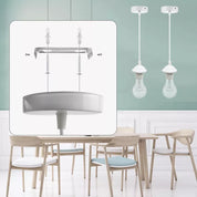 Pendant Light Fitting Set with E27 Holder, Ceiling Rose & Hanging Suspension Kit