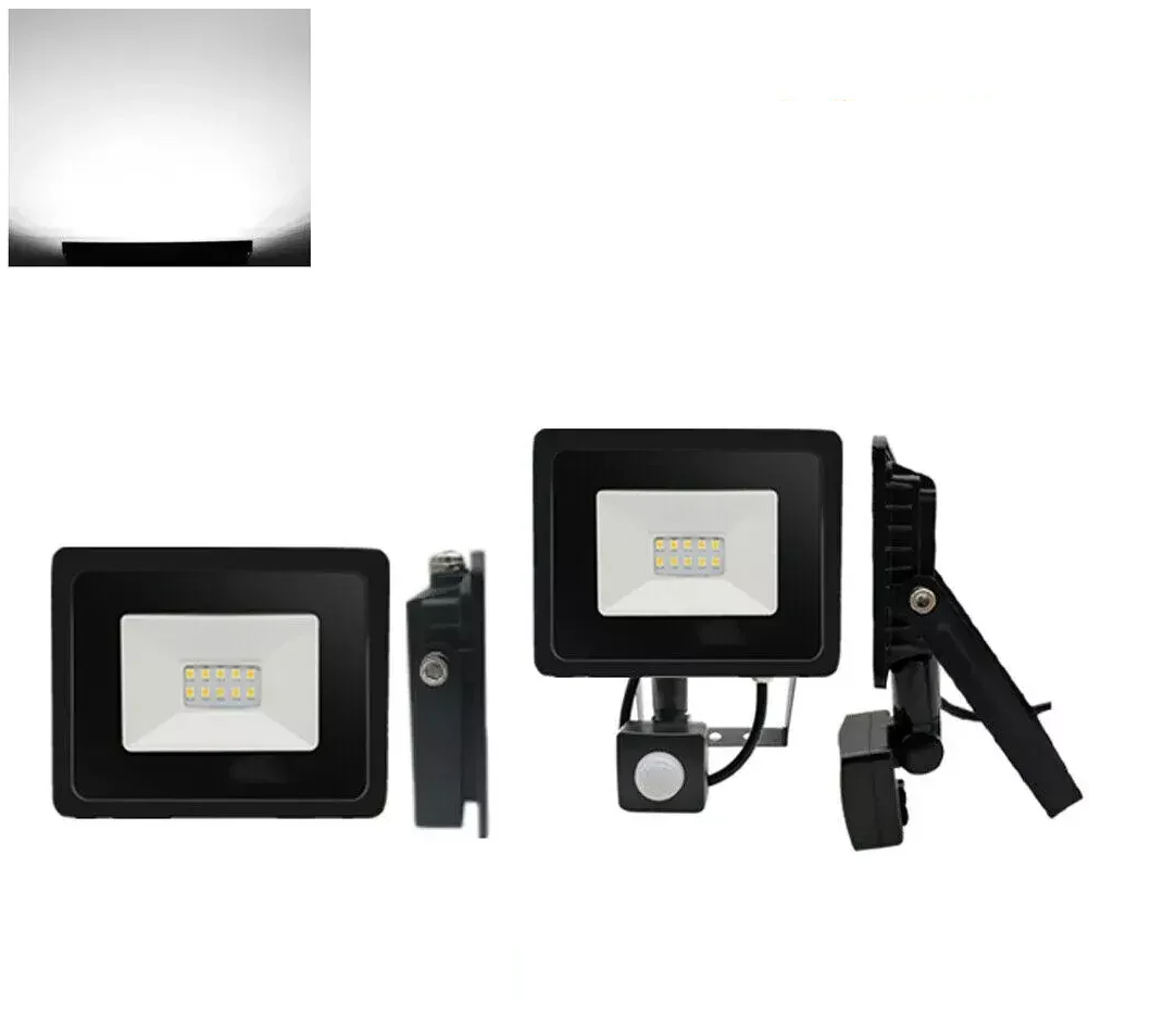 10W Outdoor PIR LED Floodlight