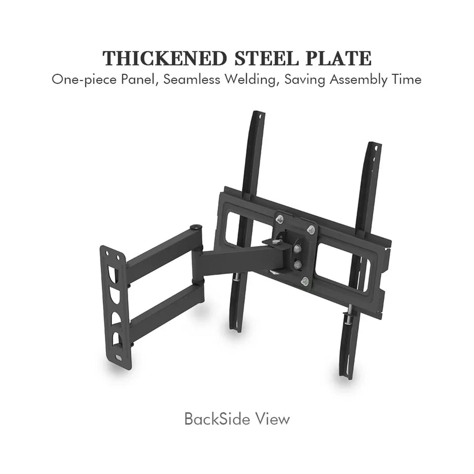 32"-65" Heavy Duty Tilt Corner TV Mount Flexible Full Motion Swing Arm Bracket