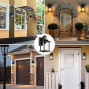 Outdoor Motion Sensor Glass Lamp