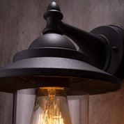 Black Vintage Outdoor Wall Light