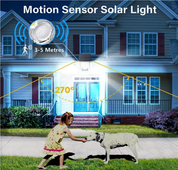 Motion Sensor Solar Flood Lamp