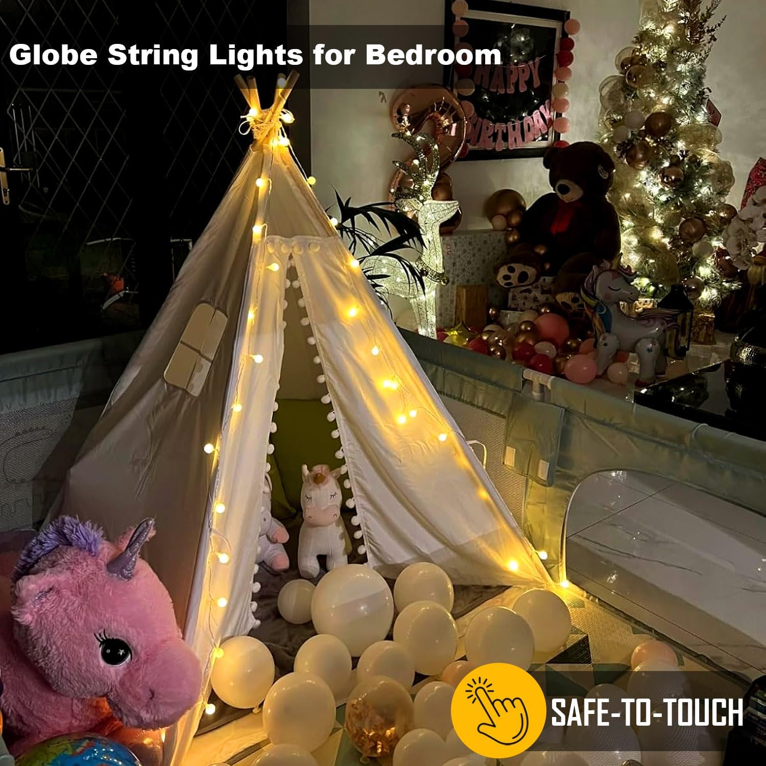 Battery Globe Fairy Lights – 5M 50 Warm LEDs