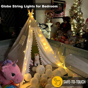 Battery Globe Fairy Lights – 5M 50 Warm LEDs