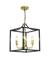 Vintage Industrial Semi-Flush Ceiling Light