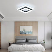 24W LED Ceiling Light, Cold White, Modern Flush Mount