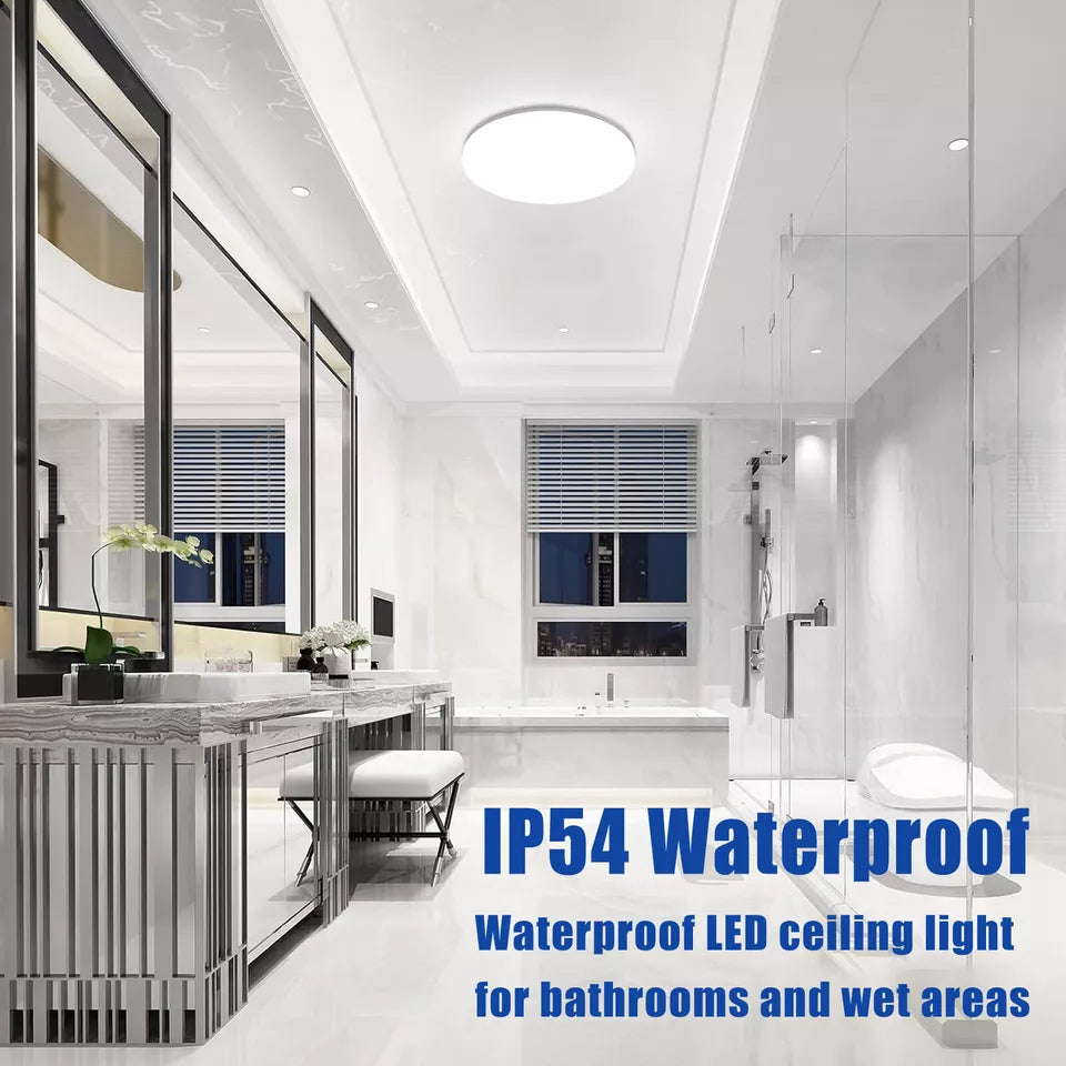 GOOWAY Round LED Ceiling Light – Waterproof Downlight Panel