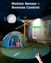 342LED Solar Security Lights with Remote & Motion Sensor