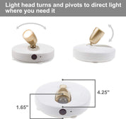 LED Spotlights Ceiling Light-Dimmable Uplight with Remote for Lighting up Painting Picture