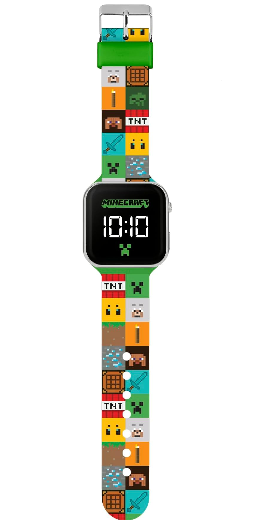 Kids LED Digital Watch – Colourful Silicone Strap, Multicolour Display, Waterproof