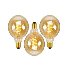E27 LED Vintage Edison Bulb 4W Globe Spiral