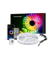 10M RGB LED Strip Lights, Music Sync, Remote & App
