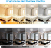 40W Dimmable LED Ceiling Light with Remote Control