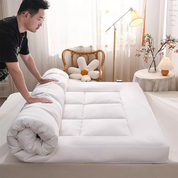 Extra Thick 10cm Mattress Topper Double Bed – Soft, Breathable & Hypoallergenic