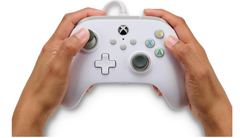 Wired Controller for Xbox Series , Xbox One & PC, Dual Motors, USB Cable – White