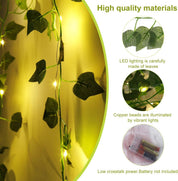 10M Ivy Garland with 100 LED Fairy Lights