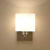 E14 Wall Sconce, ON/Off Switch, Glass Shade, Double Insulated, Bedroom, Living Room, Hallway