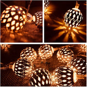 USB Moroccan Fairy Lights – 20 Warm White LEDs