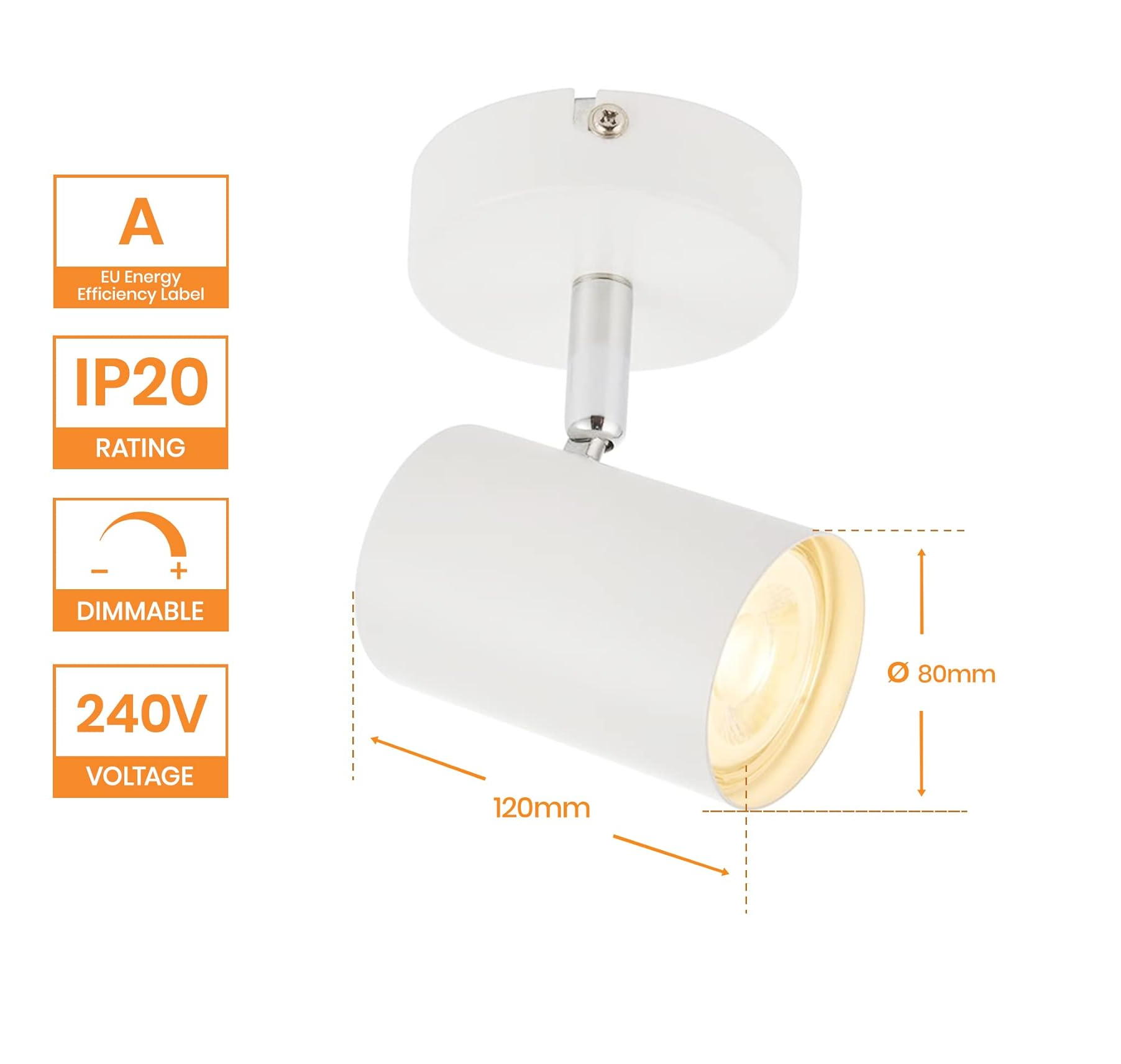 LED Ceiling and Wall Spotlight
