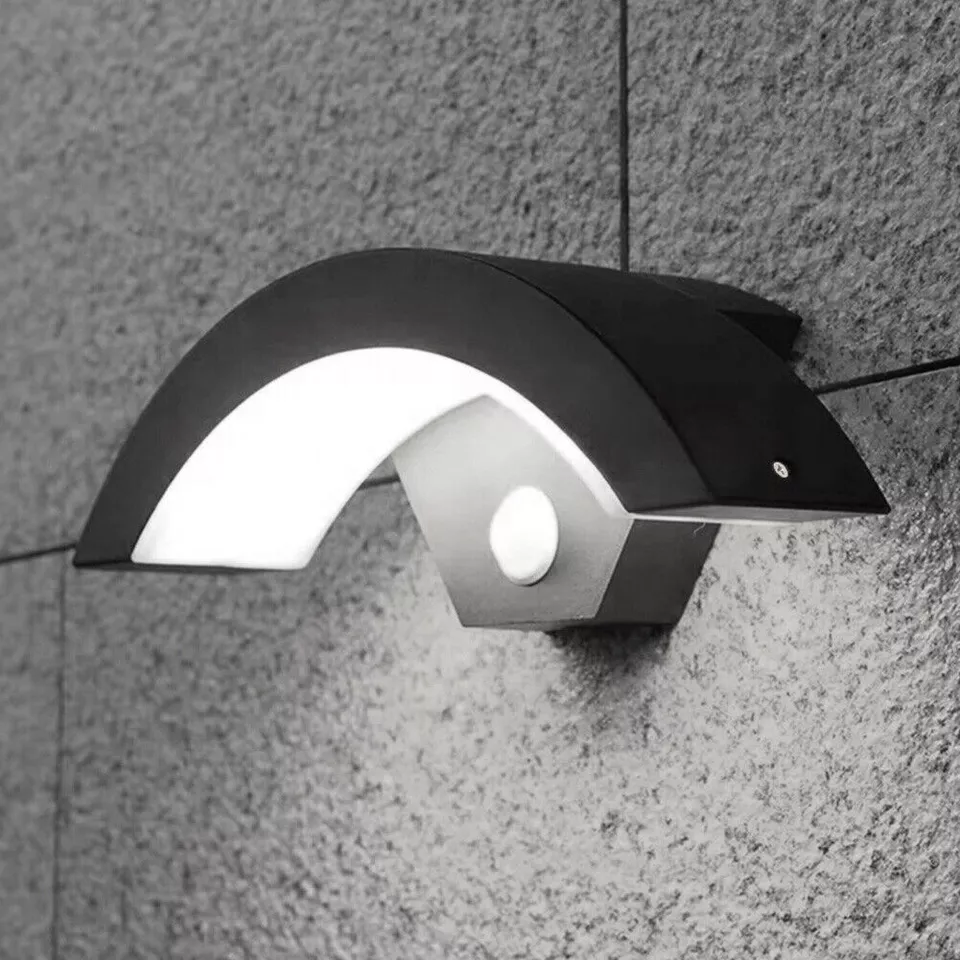Modern Outdoor LED Wall Light with Motion Sensor