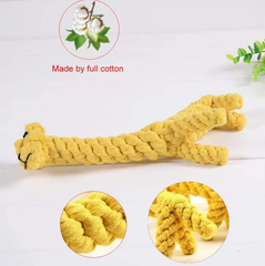 Giraffe Rope Chew Toy for Dogs – Teething, Training & Boredom Relief for Puppies