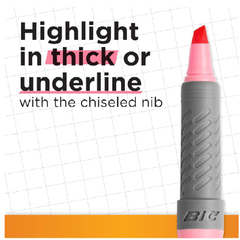 Highlighter Set with Grip – 24 Assorted Bright & Pastel Colours for School & Office