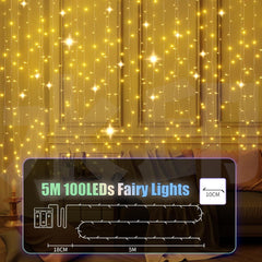 5M 50 LED Battery Operated Fairy String Lights – Warm White