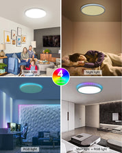 30CM LED Ceiling Light with Remote & RGB Backlight