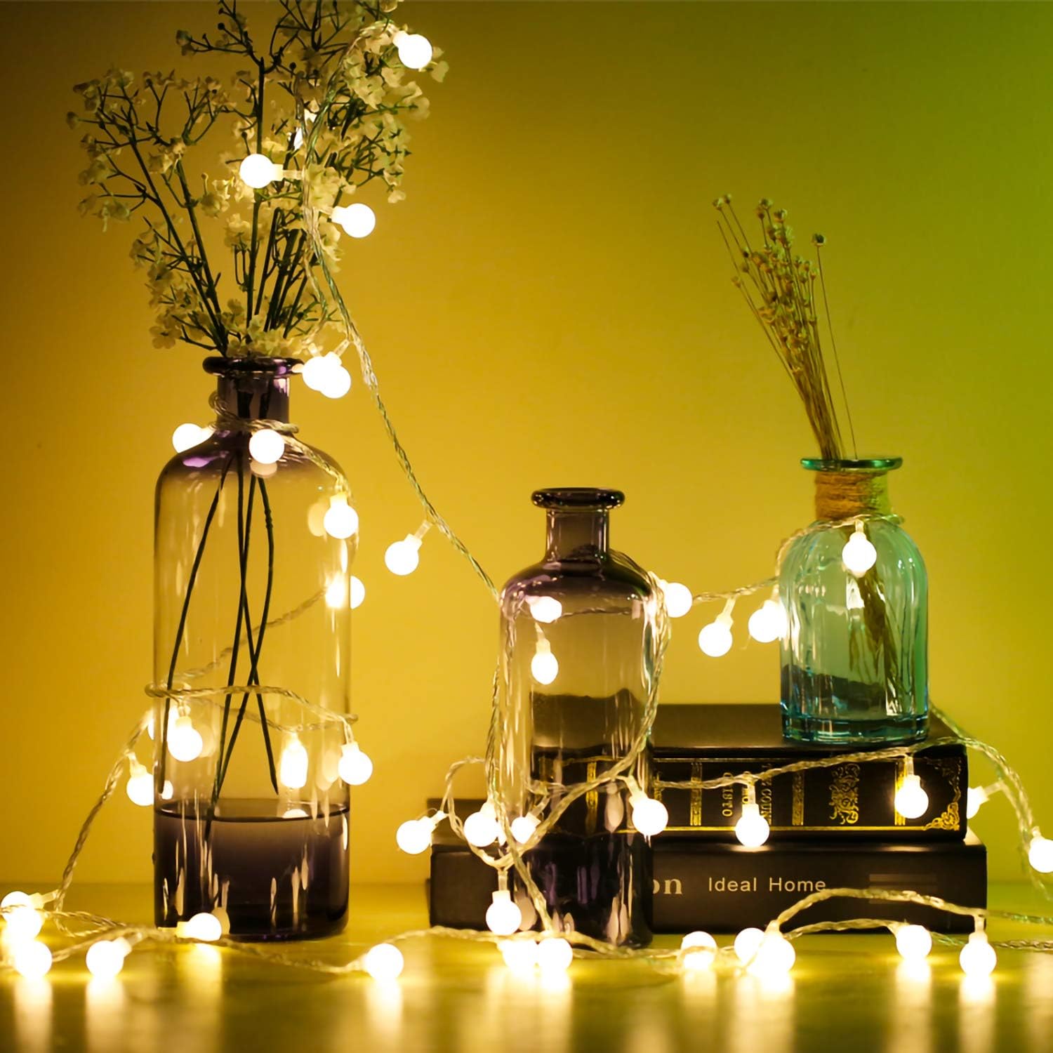 6M Globe Fairy Lights – 40 LED Battery String