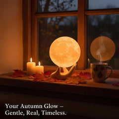 3D Printed Moon Lamp Touch Control Night Light