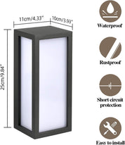 Modern Waterproof Outdoor Wall Light – E27, IP54 Rated
