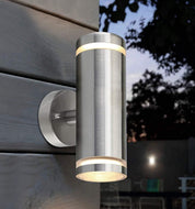 2x Outdoor Up Down Wall Lights