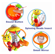 HOLA Baby Rattle Toy Set – Sensory Shaker & Activity Ball for 0–12 Months