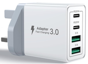Fast USB-C Charger Plug – Dual Port PD Power Adapter for iPhone & Android Devices