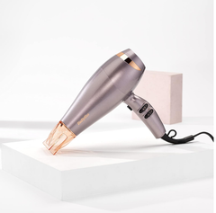 2100W Professional Ionic Hair Dryer – Fast Drying, Lightweight, Ceramic Silver