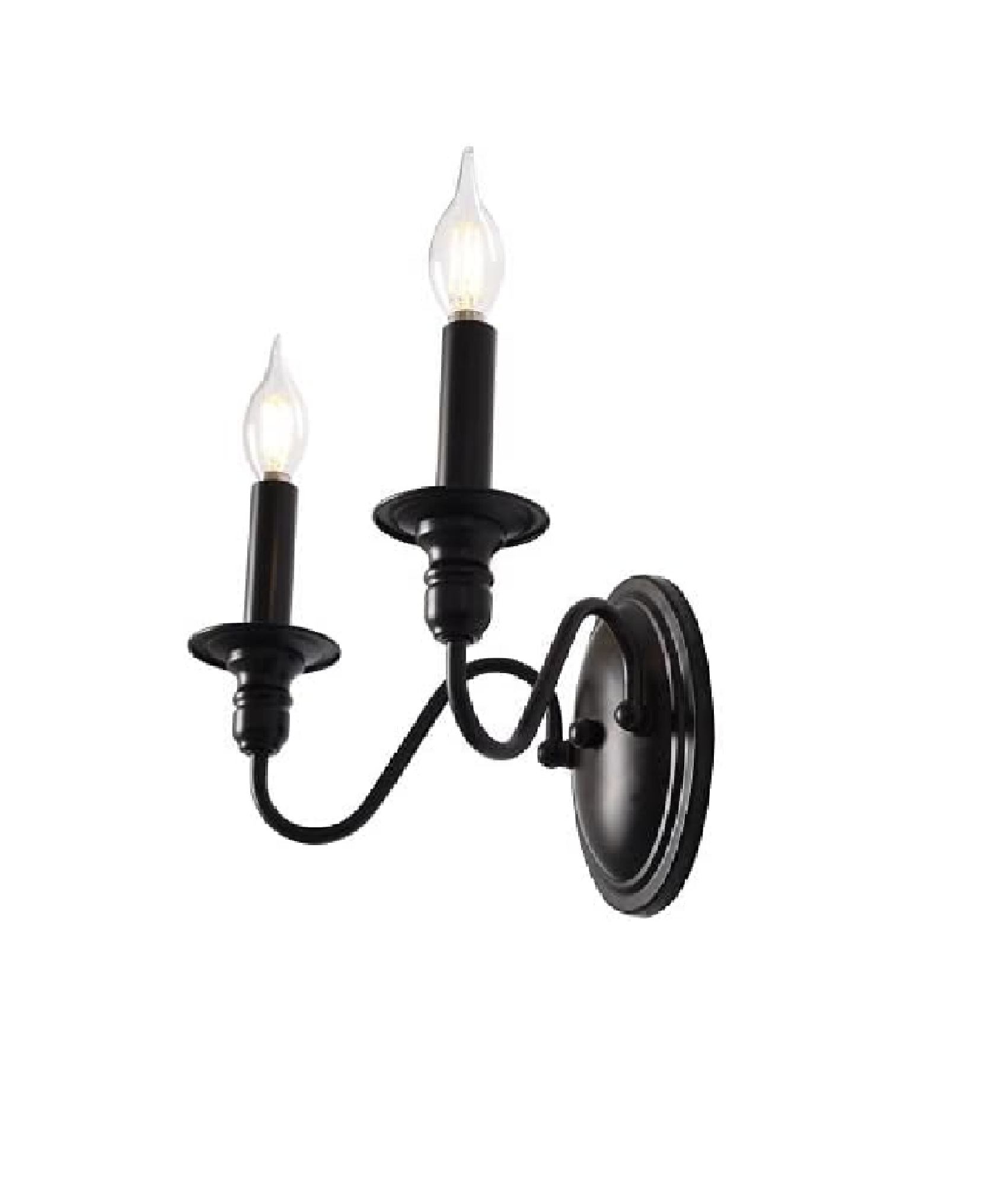 Set of 2 Gold Wall Lights – Vintage Indoor Sconces with Fabric Shade, E27 Compatible