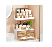 Makeup Organiser – 2-Tier, 3 Drawers Vanity & Cosmetic Storage for Bathroom