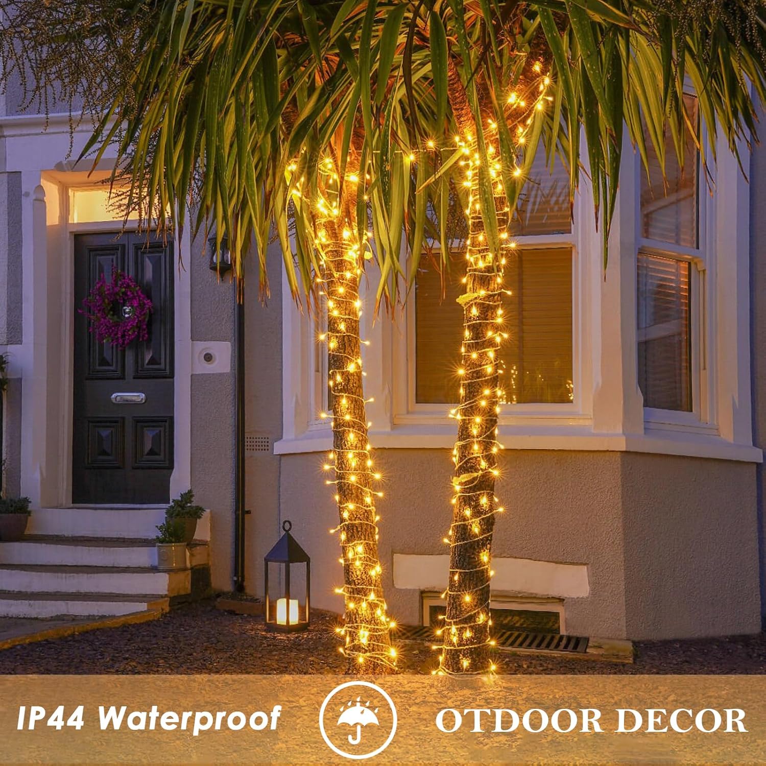 15M Plug-In Fairy Lights, 120 LED, 8 Modes, Waterproof