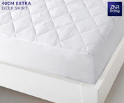Super King Waterproof Mattress Protector – 40cm Deep, Breathable, Noiseless Cover