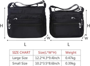 Waterproof Nylon Crossbody Bag for Women – Casual Shoulder Messenger Purse