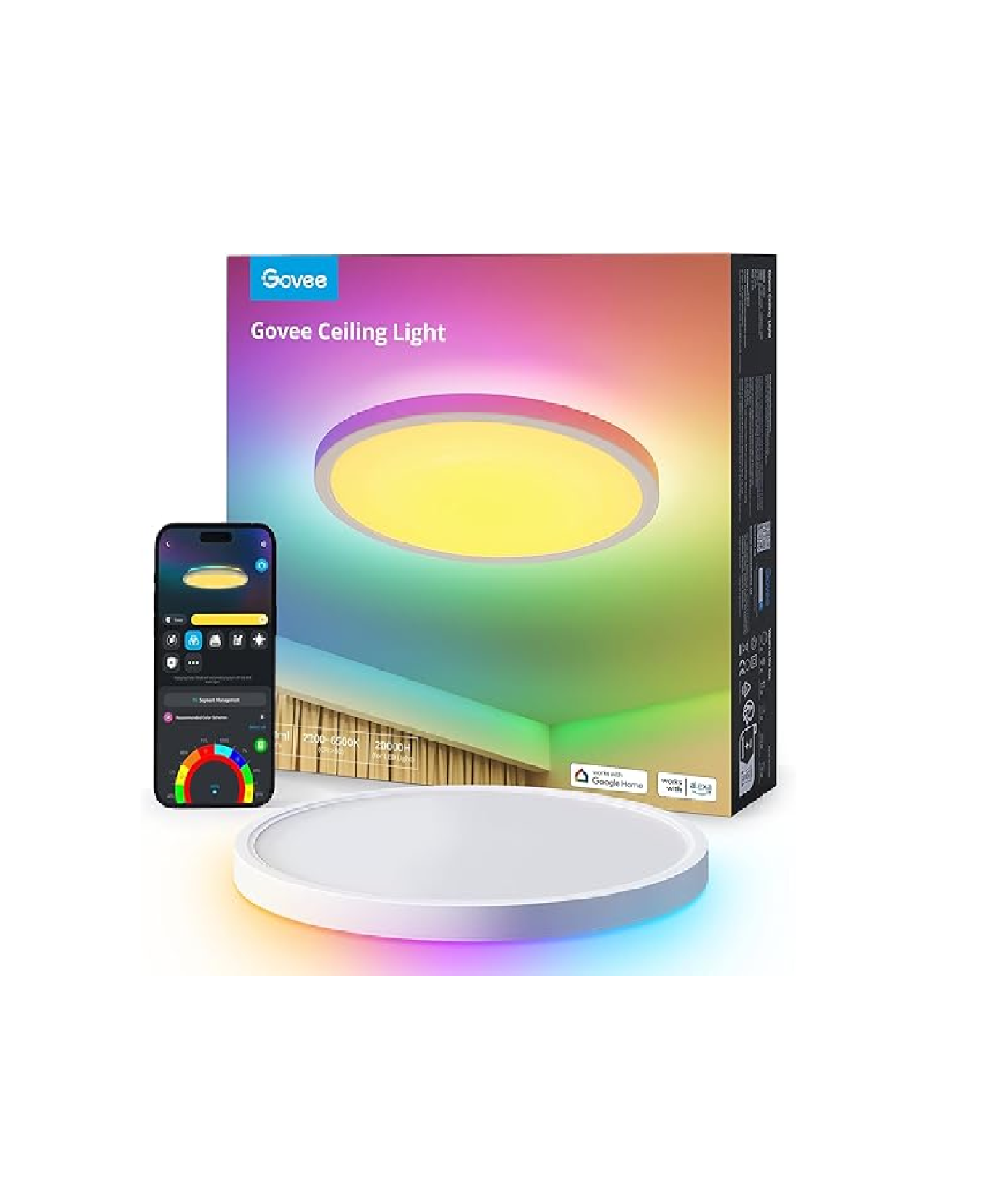 Smart RGBIC 30cm LED Ceiling Light
