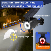 Motion Sensor Dummy Camera Lights