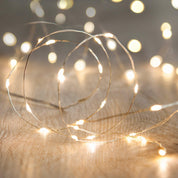 5M 100 LED Warm White Plug-In Fairy Lights