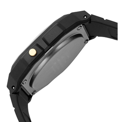 Digital Sports Watch with Black Resin Strap, LED Display, Waterproof Stopwatch