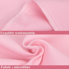 2 Pack Super Soft Brushed Microfiber Pillowcases 50x90cm – Fade & Wrinkle Resistant, Pink