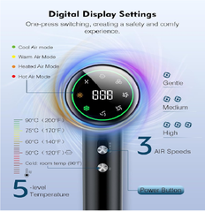 High-Speed 160,000 RPM Ionic Hair Dryer – Fast, Lightweight & Low Noise Design