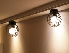 black flush ceiling lights